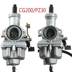 CG200 Motorcycle PZ30 Carburetor For Honda 175 200 200cc Motorbike ATV Dirt Pit Bike Go-kart Replacement For 4 Stroke 30 MM Carb