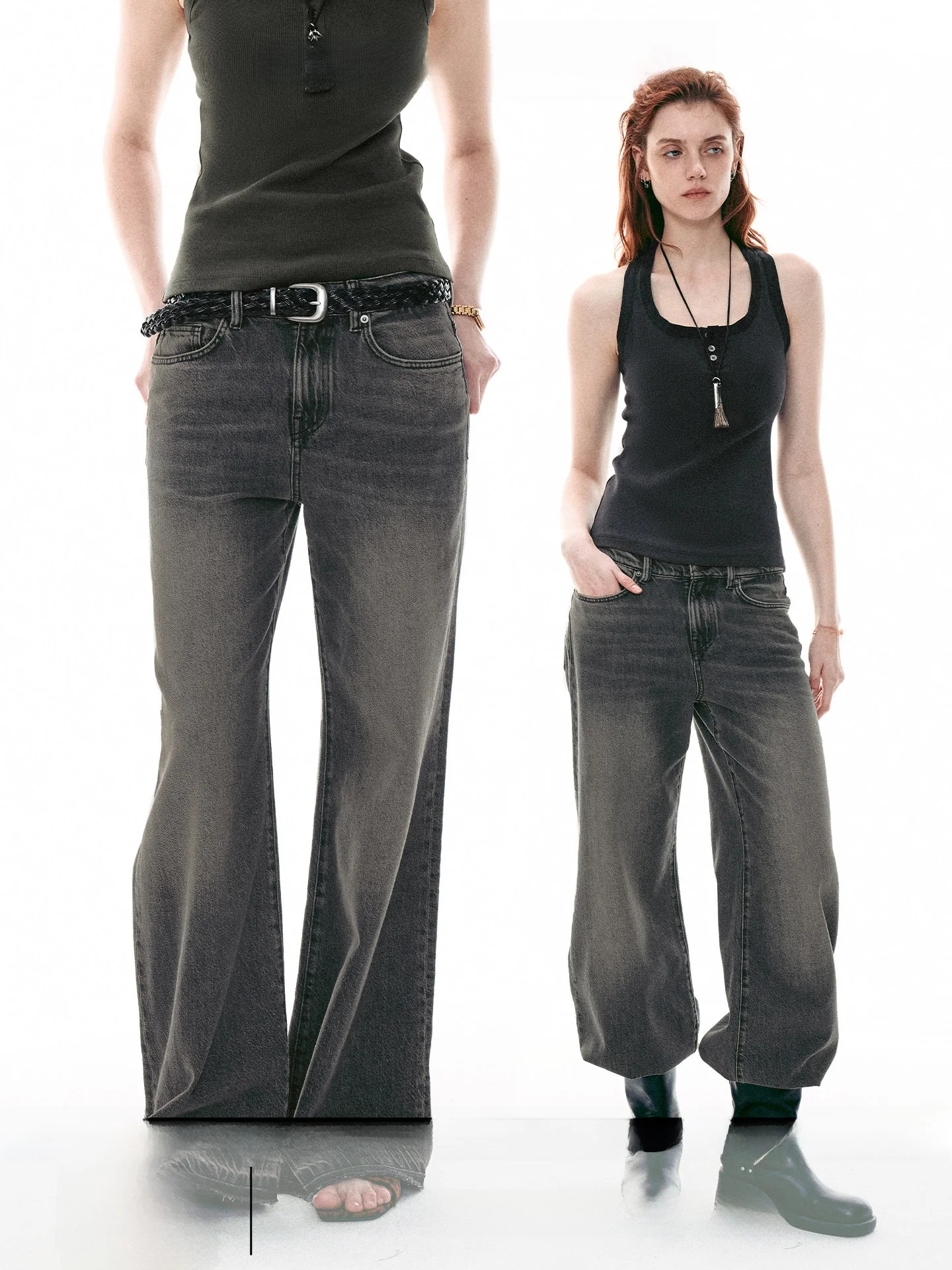 

Летние винтажные джинсы свободного прямого кроя для женщин, универсальные длинные брюки с естественной талией и застежкой на пуговицах