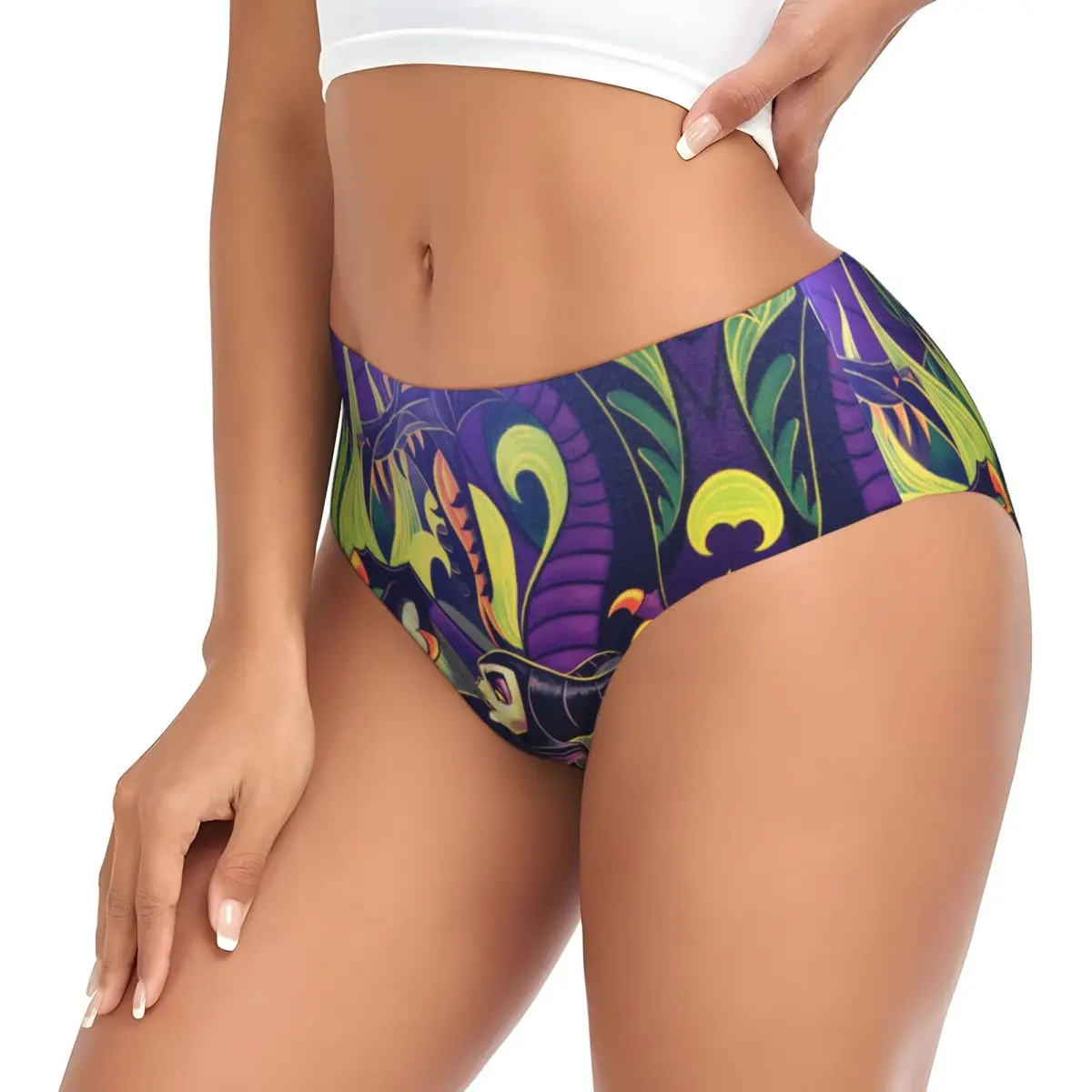 مخصص النساء Maleficent الشر الملكة الأشرار سراويل قصيرة الإناث الراحة الملابس الداخلية السروال