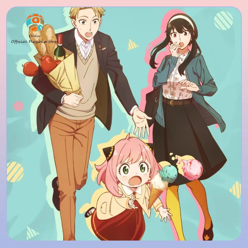 

New Original Gong Spy × Family Rotating Acrylic Standee Forger Family Series Acg Cards Anya Forger Model Loid Forger Gift Toy