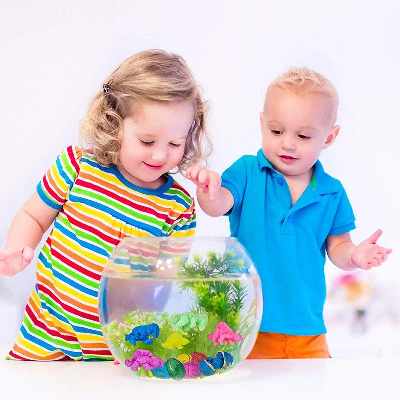 10pcs Funny Kids Toy Surprise Egg Design Mini Hatching Dinosaur Colorful Cracked Festival Party Favor Children Gift