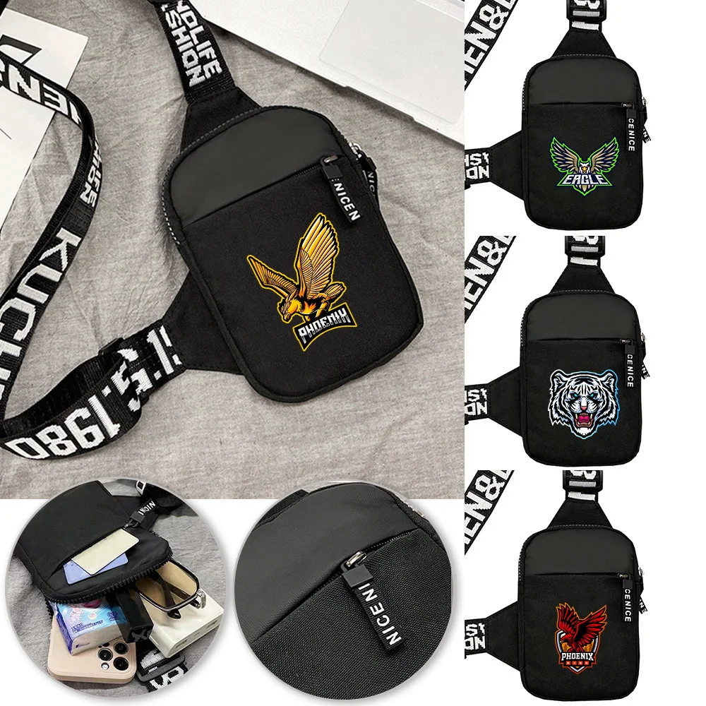 Chest Pack Fitness Yoga Large Capacity Outdoor Travel Teamlogo Series Hiking Casual Crossbody Bags Sports Running Chest Bag