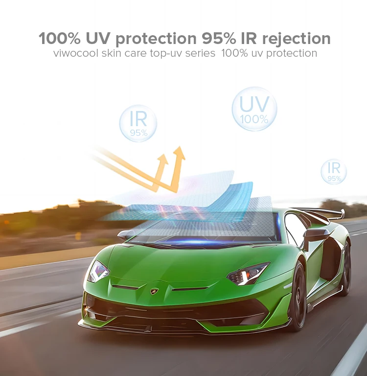 Viwocool Factory Car Accessories 2022 Car Tint Roll Wholesale Price Car Window Tint Film 5%