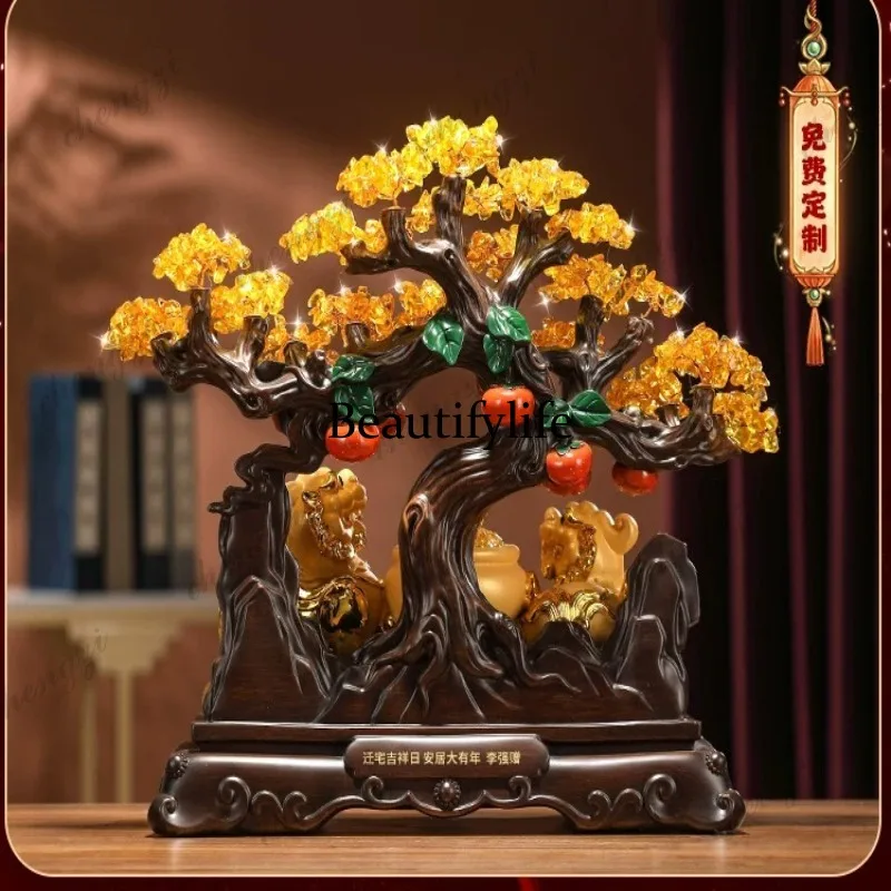 A73 cornucopia fortune tree ornament office checkout page ornament housewarming opening gift