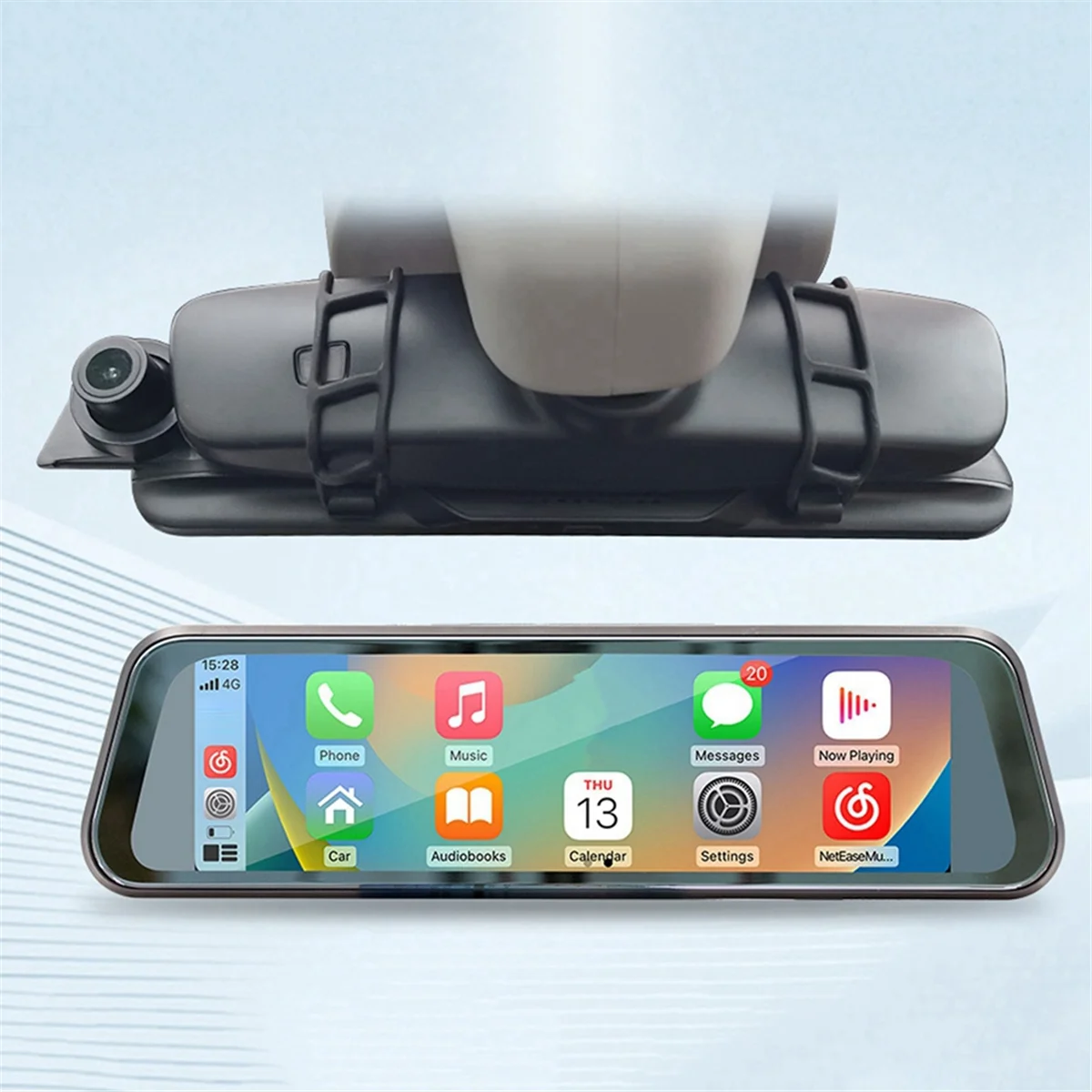 New Rearview Mirror Recorder 9.36 Inch Carplay Driving Recorder Streaming Media HD Large Screen Bluetooth