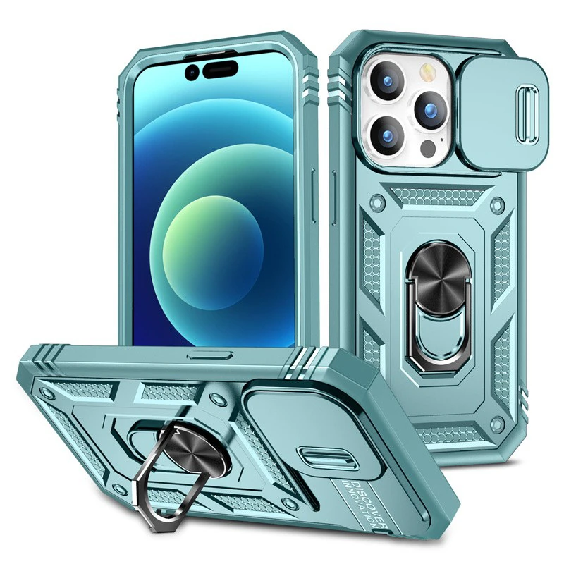 Schiebe-Kameraobjektivschutz Magnetringhalter Hülle für iPhone 18 17 16 15 14 13 12 11 Pro Max Plus Mini XR Stoßfeste Abdeckung – Detail 19