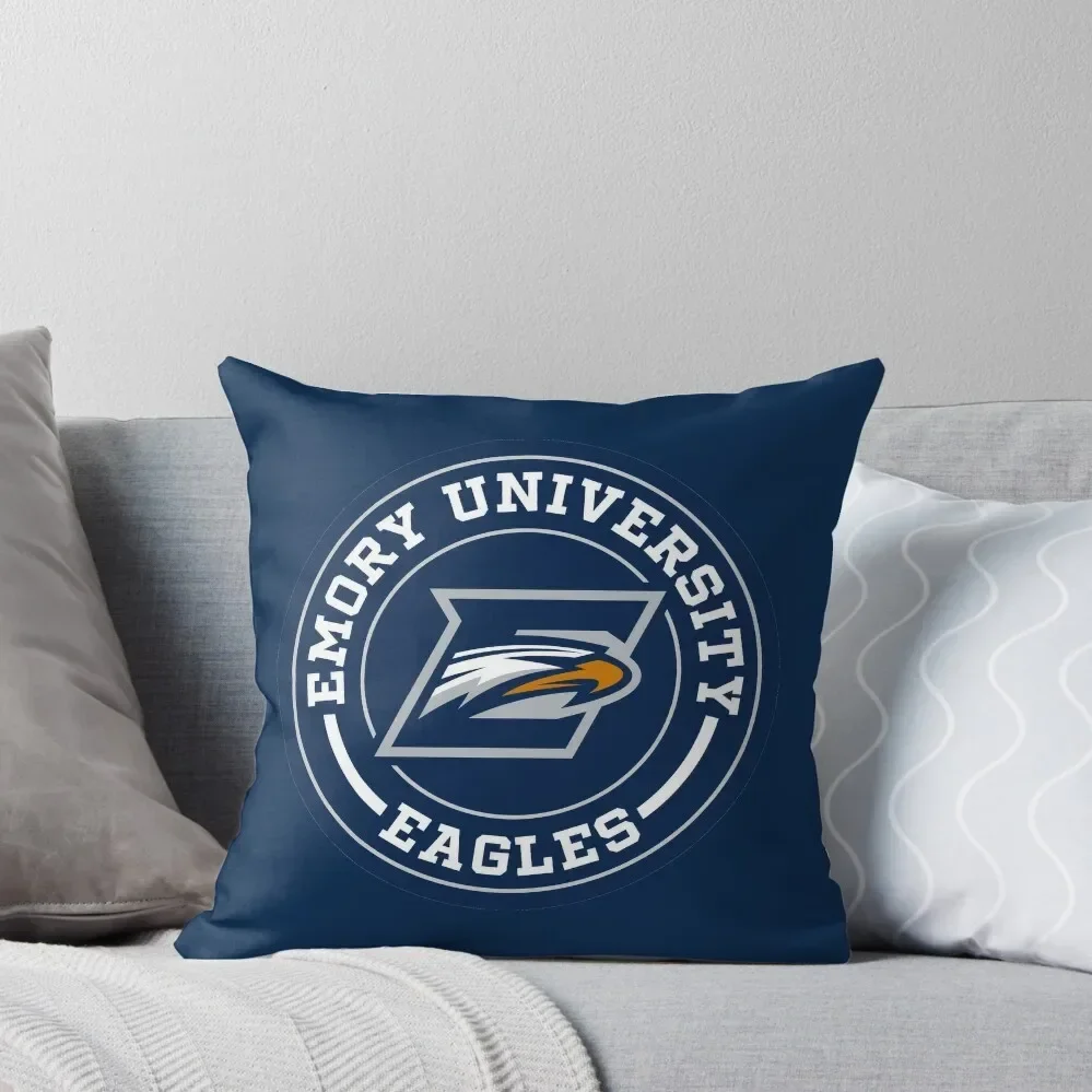 Emory University Eagles Circle Throw Pillow Bed pillowcases Pillow Case Christmas Decorative Cushion Cover pillow