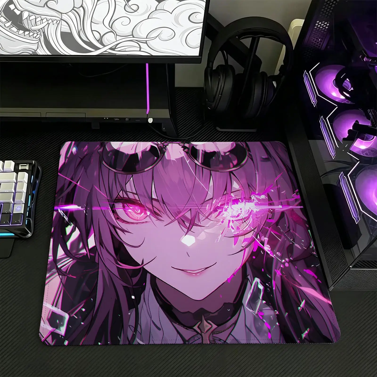 Honkai Star Rail Kafka Mouse Pad Regular gaming mouse pad  Office mouse pad Laptop desk mat Stitched edge S/M/L size mouse pad