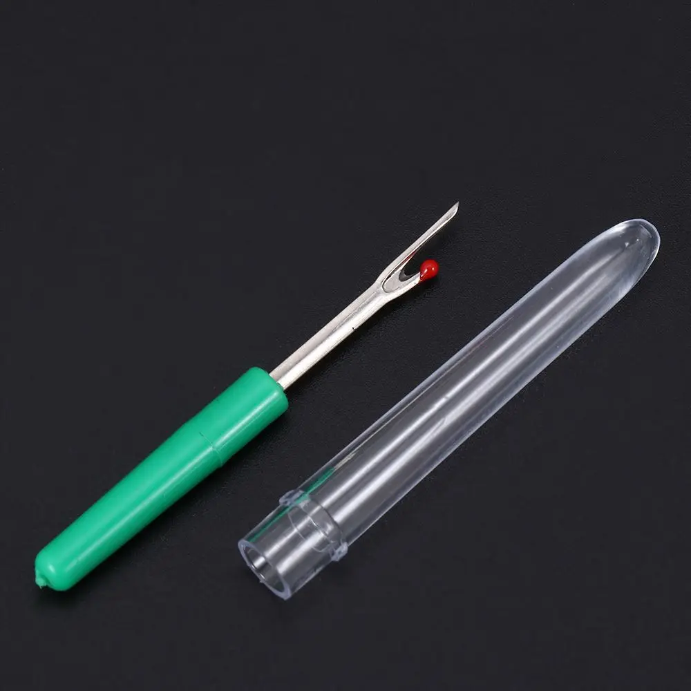 4pcs Stitch Remover With Plastic Handle Stainless Steel Craft Thread Cutter Cross Seam Ripper Needlework Cross-stitch Sewing Too