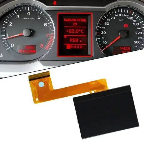 Audi A6 C6 2005-2009 계기판 대시보드 4F용 LCD 디스플레이 0920900   4F0 920 900