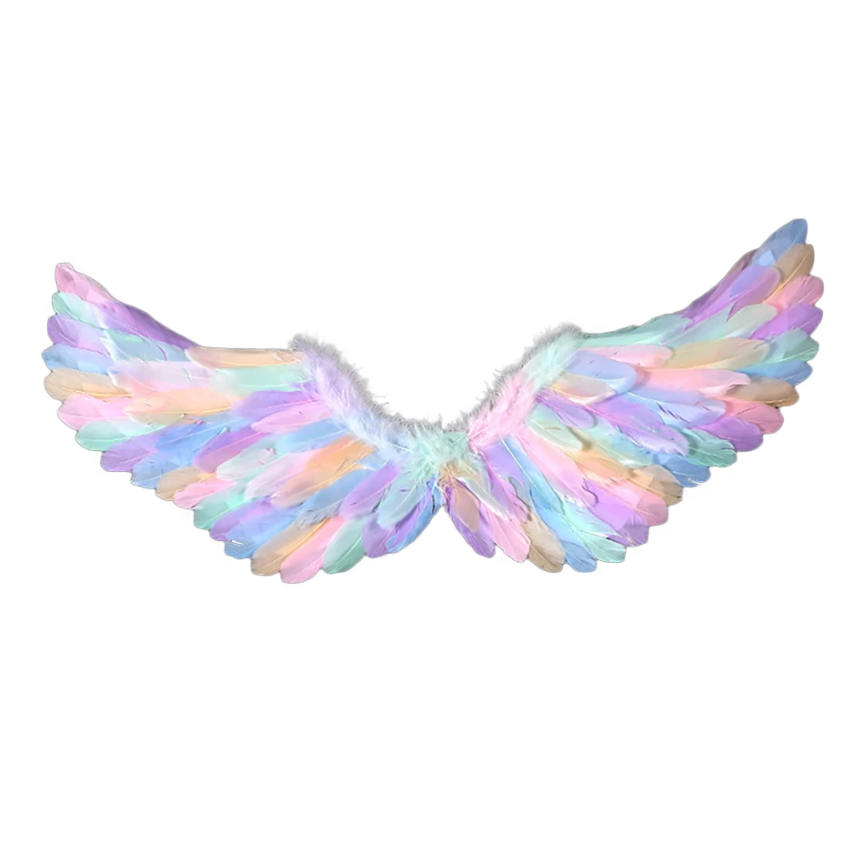 Kids Exquisite Feather Angel Wings Halloween Devil Wings for Stage Performances and Theatrical Events Kids Accessories