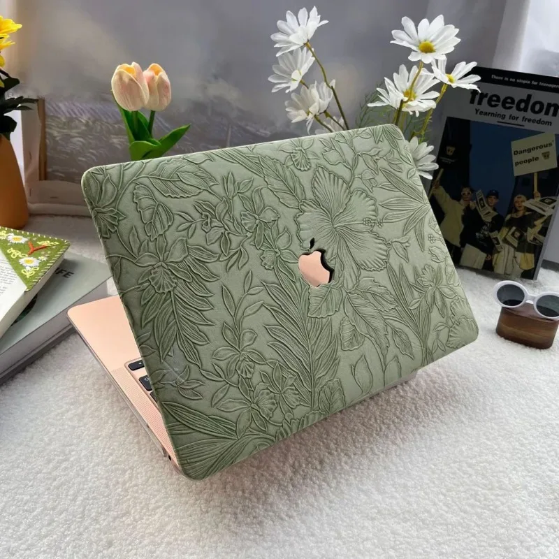 مناسبة لجهاز Macbook Notebook غطاء حماية M2 Shell Air/pro13/14 بوصة مطبوع يدويًا Pro16 غطاء حماية