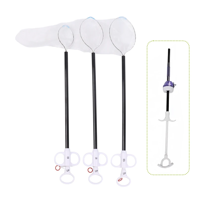 Picture 4: 1Pcs 75/100/200ml Sterile Single Use Laparoscopic Endobag Specimen Retrieval Bag Laparoscopy Surgery Tapered Bag