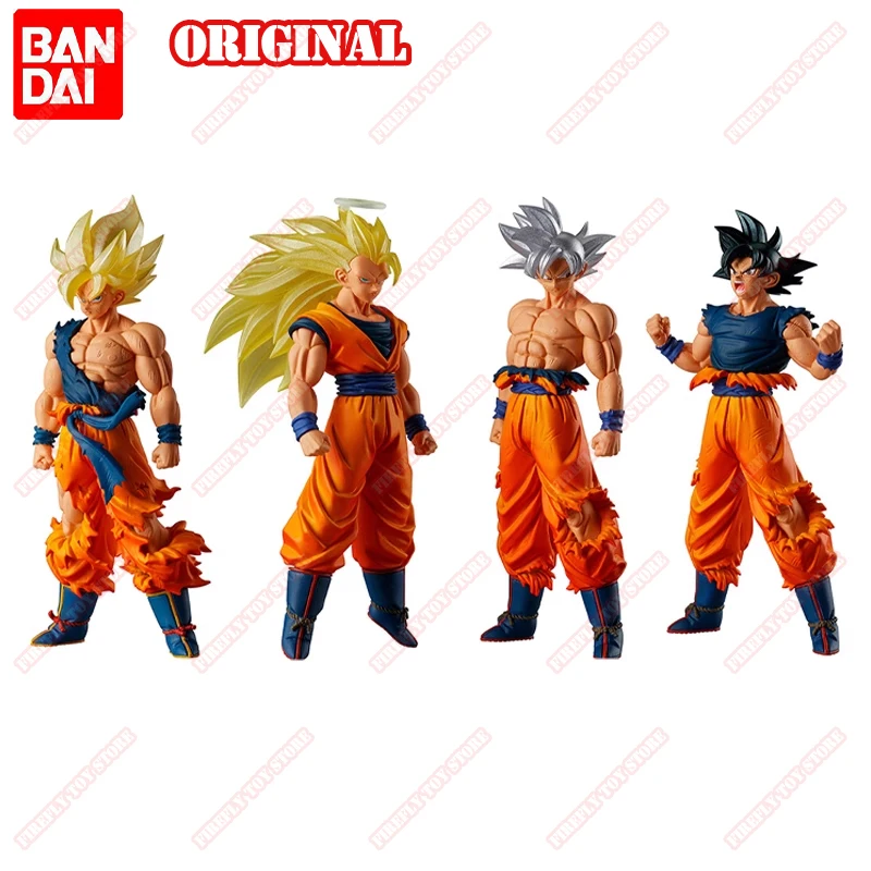 BANDAI ORIGINAL BANPRESTO DRAGON BALL DAIMA HG 01 EDICIÓN Gashapon Super Saiya Son Goku Figuras de anime Modelo de acción Juguetes En stock