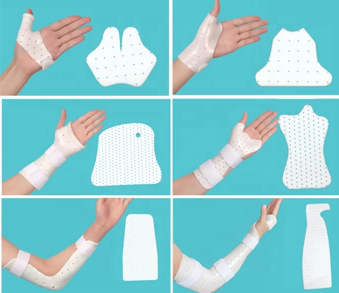 Physical Therapy Splint Material Low Temperature Thermoplastic Sheet Rehabilitation