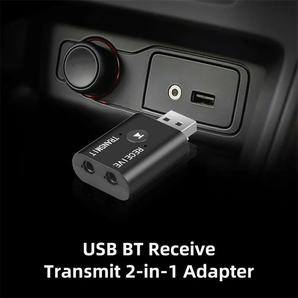 

USB 5.0 Receiver Adapter AUX MP3/MP4 3.5mm Audio Wireless Transmitter For Home Car Music Streaming Sound System