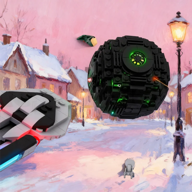 

980pcs MOC Star Trek Advent Calendar 24 Ships All The Same Space Model Building Blocks DIY Creative Gift Display Decor Premium