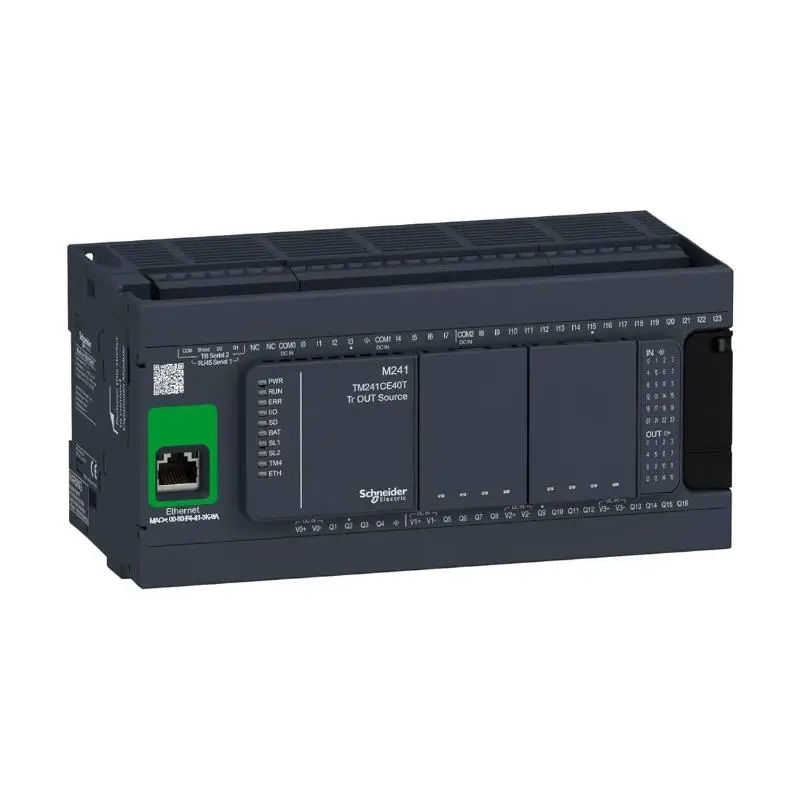 TLF الأصلي الجديد الكهربائية Modicon M241 TM241CE40T وحدة تحكم منطقية قابلة للبرمجة (PLC)