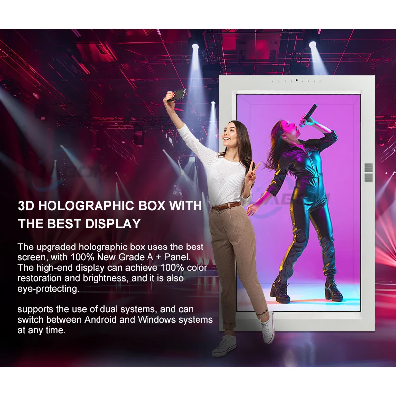 на заказ. Выставка ювелирного музея, видеодисплей, 4K 3D-коробка, 65 дюймов, 75 дюймов, 86 дюймов, прозрачные ЖК-дисплеи, торговые центры, обучение