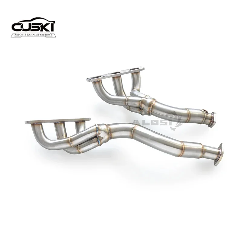 

Аксессуар для модернизации выхлопной трубы из нержавеющей стали без кошек для BMW Z4 E85 M54 3.0 2003-2009, улучшенная мощность