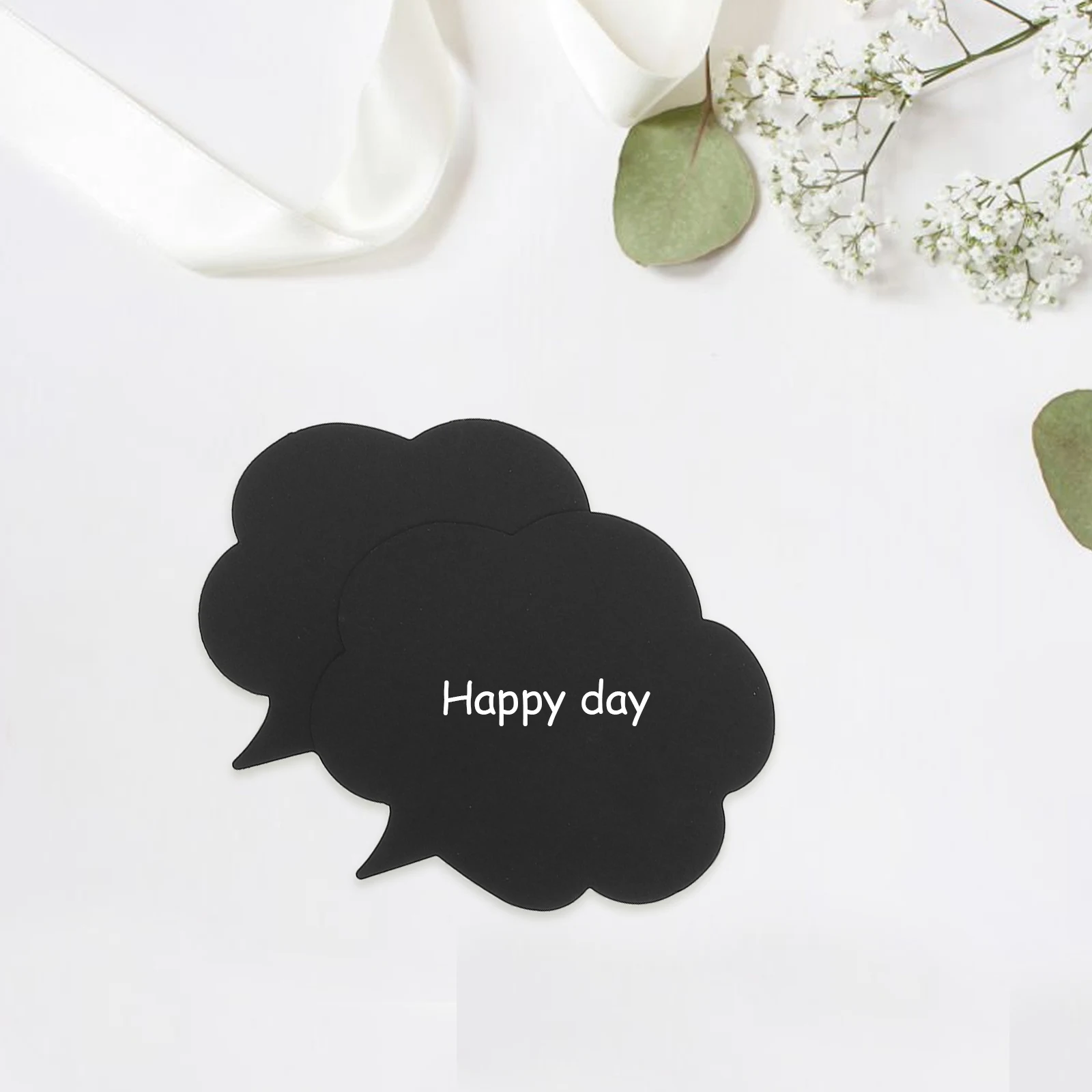 

1 set 1 Set Of Writable Diy Wedding Photo Booth Props Black Lightweight Humorous Creative Cards Party Gathering Event Decoration
