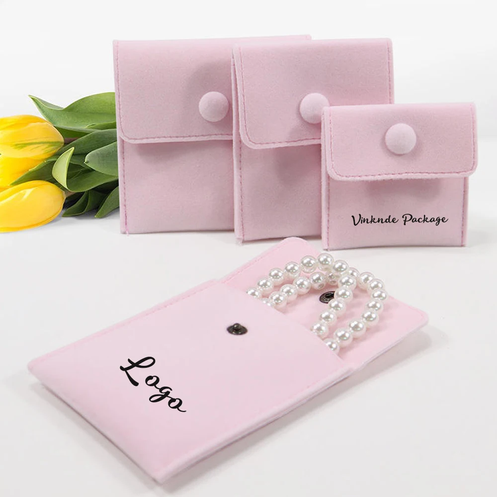 

Роскошный браслет, ожерелье, подарочная упаковка, сумка для хранения, зеленый, бежевый, красный, бархатный мешочек для ювелирных изделий с застежкой, мешок для сережек с персонализированным логотипом