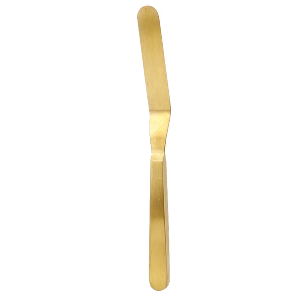 Espátula para Glaseado de Pasteles de Acero Inoxidable de 20 cm, Espátulas Curvas para Repostería, Espátula para Untar Mantequilla, Espátula Curva para Crema