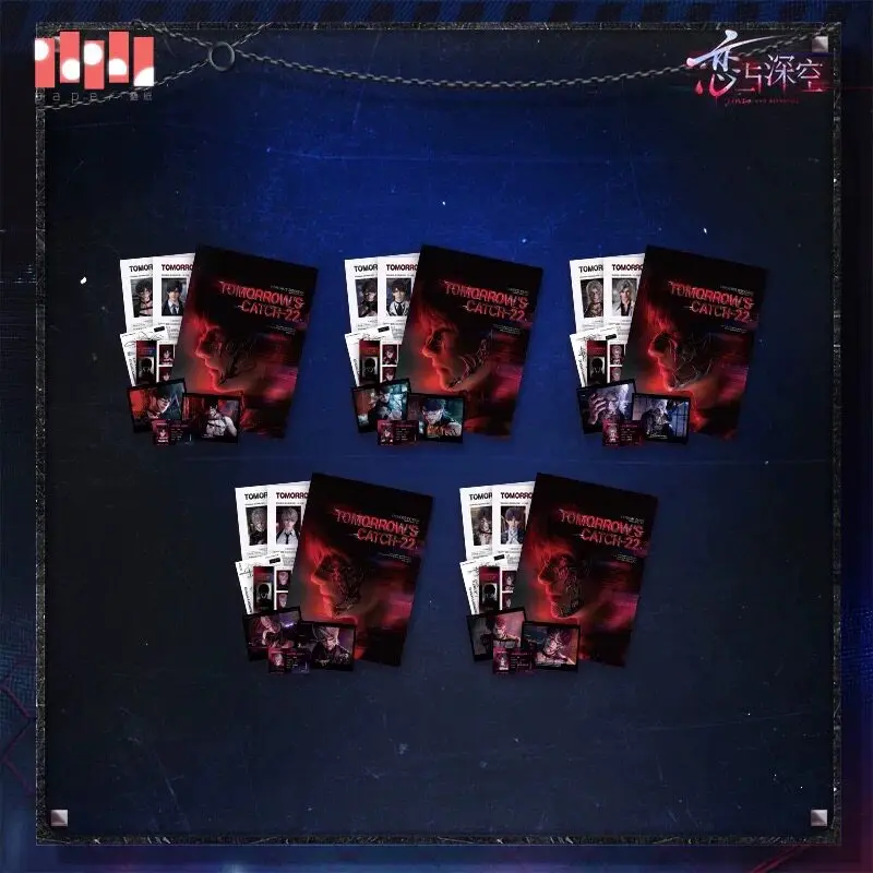 In Stock Official Love and Deepspace Rafayel Zayne Caleb Check File Card Set Ornament Tomorrows Catch-22 Series  Anime Game  To