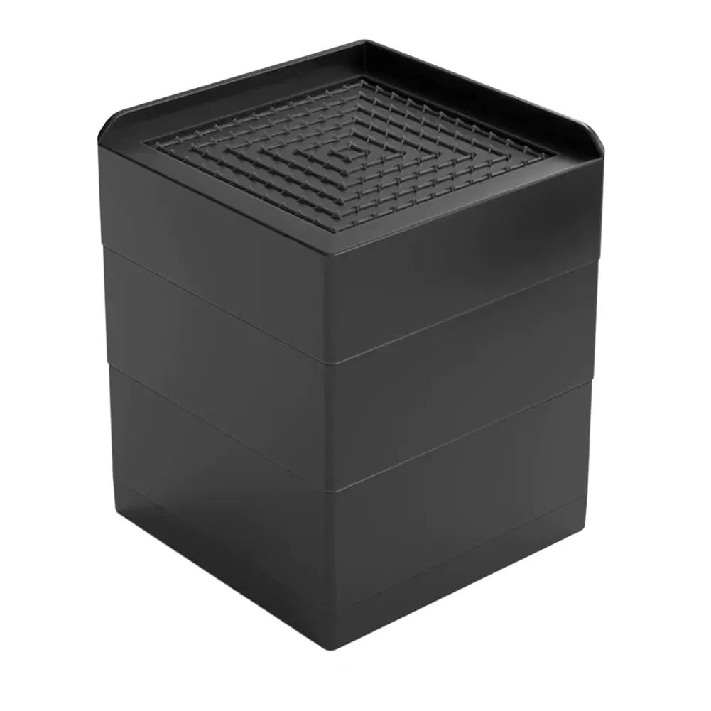Furniture Leg Pads in Stackable Plastic Design for Sofas and Chairs Anti Slip and Noise Reducing Raiser for Stability