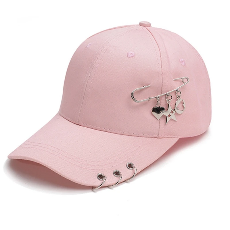 with Paper Clip Charm Decoration Exercising with Curved Brim Sun-Proof