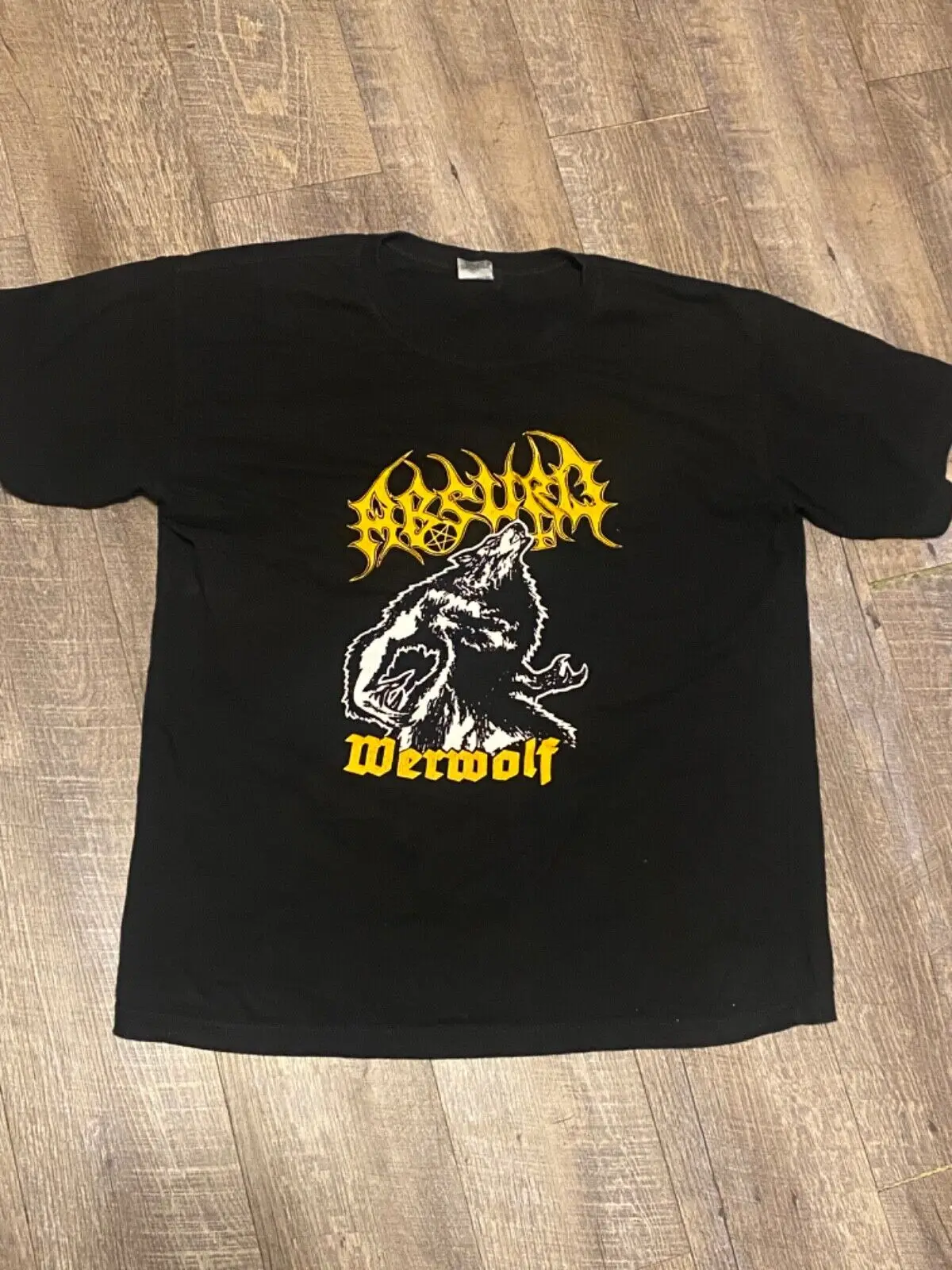 Absurd Shirt. Large. Black Metal, Nsbm Moloth Graveland Goatmoon