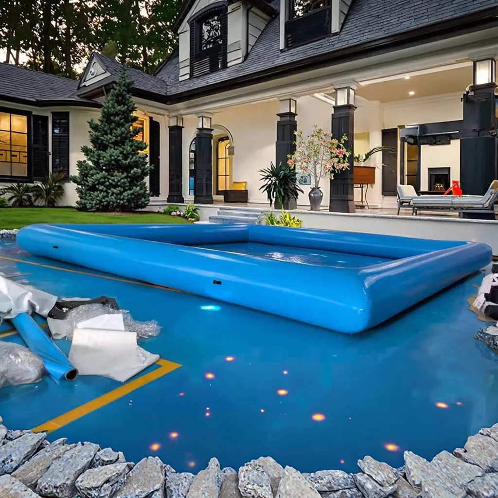 Outdoor Above Swimming Pool PVC Swimming Pool for Inflatable Ground Water Park  Inflatable Large Pool