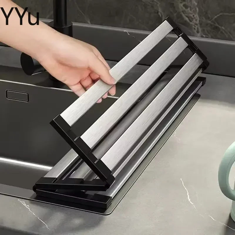 for Foldable Silicone Dish Drying Rack Kitchen Drain Board Chopsticks Storage Holder 30 Pcs Dropshipping Home Organization