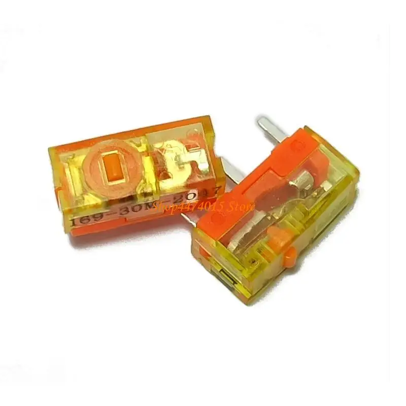 K1AA TTCダストプルーフゴールドマウスマイクロスイッチ30Mライフタイムゴールドアロイコンタクト3pin 3フィートマイクロスイッチセット2パックのマイクロスイッチセット