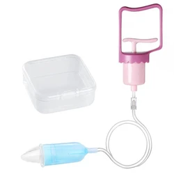 Easy to Use Baby Nasal Aspirator Powerful Hand Pump Baby Nose Sucker Nasal Aspirator for Baby Soft Silicone Nose Tip