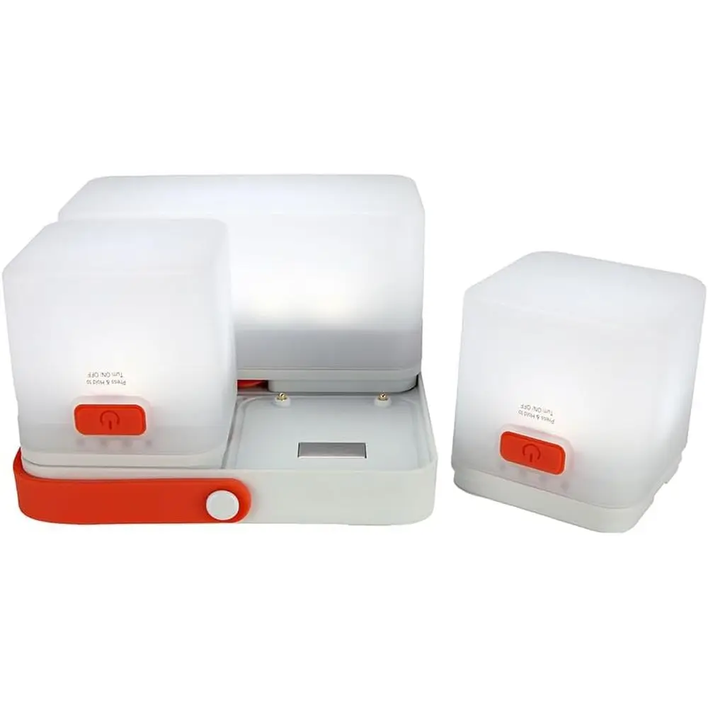 

Compact LED Cube Lanterns - Ideal for Camping, Hiking, and Emergency Use