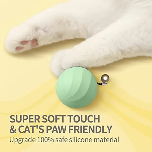 2023 Cheerble Cat Ball Toys Automatic Rolling Smart Cat Toys Tease Cats Dogs Intelligent Automatic Chargeble Bite-resistant Ball