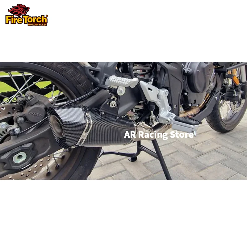 Slip For Voge 500DS 500R LX500DS 2019 2020 Motorcycle Exhaust Pipe Escape Moto System Modify DB Killer Middle Link Pipe Muffler