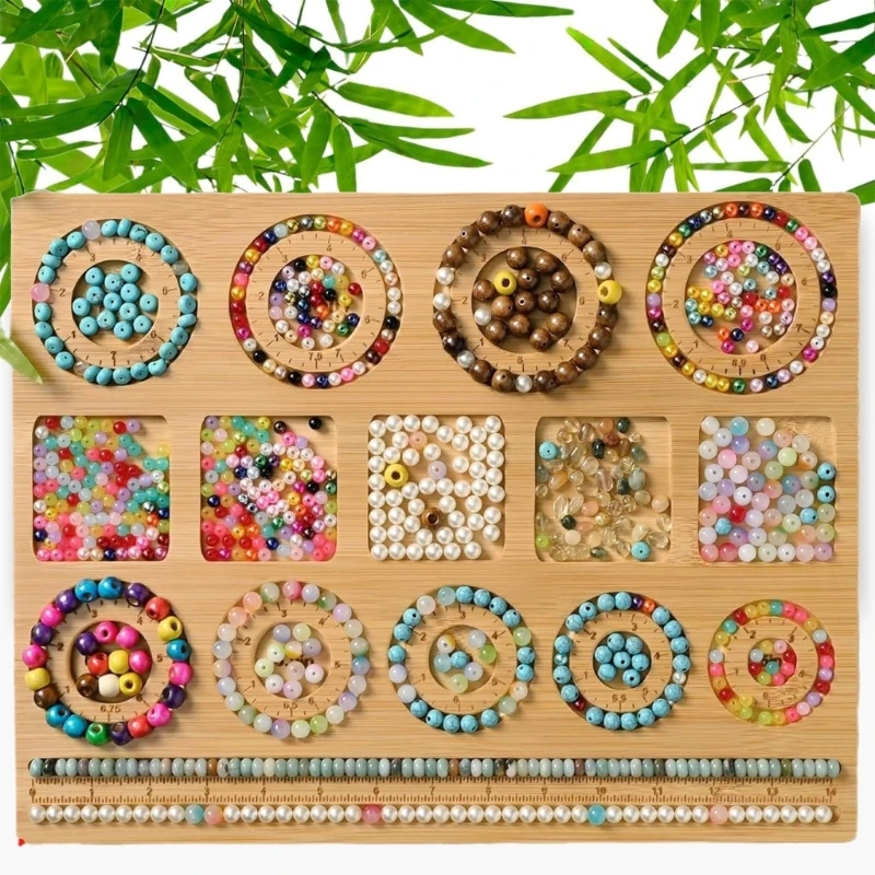 Wooden Bead Board Jewelery Designs Mats Trays Beading Boards for Jewellery Making Bracelets Necklaces Making Tools