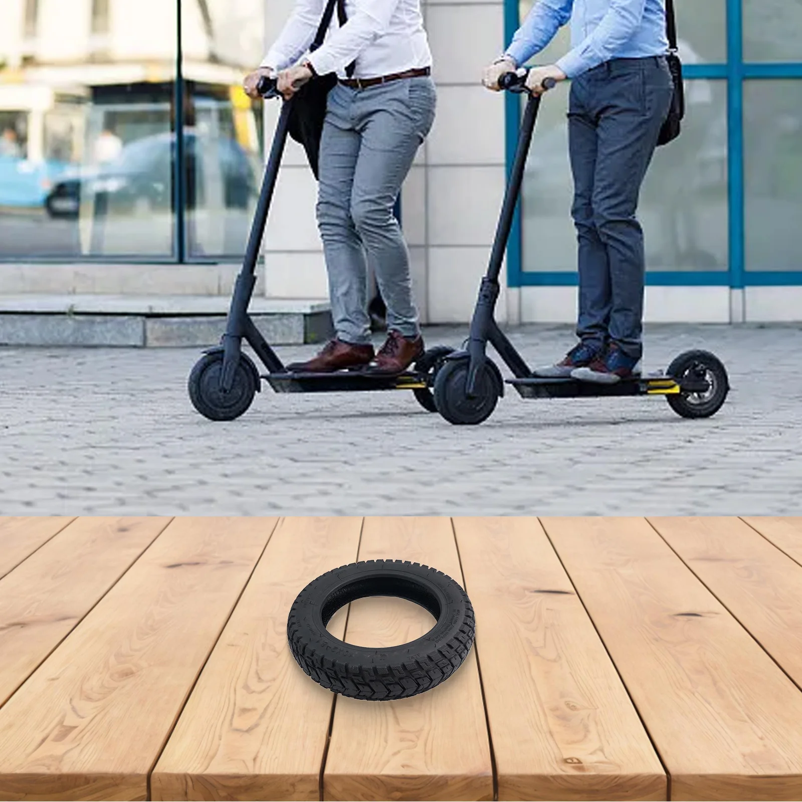 

Эффективная 10-дюймовая бескамерная шина для электрических скутеров Offroad, совместимая с резиновой лентой серии Xiaomi