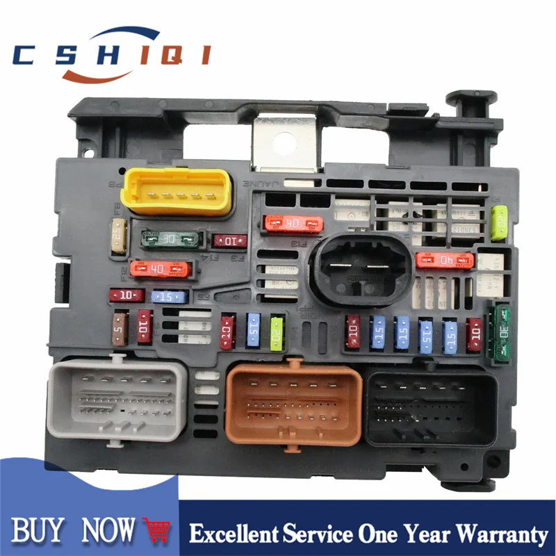 9807028780 Engine Fuse Box For Citroen C4 Peugeot 307 308 408 2008-2014 BSM R04 R05 R20 Auto Part Accessories