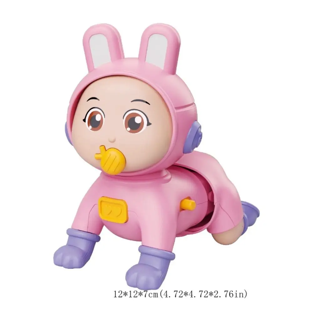 Learning Standing Climbing Electric Crawling Doll Walk With Music Crawling Baby Toys Writhe Buttocks Cute Baby Crawling Doll