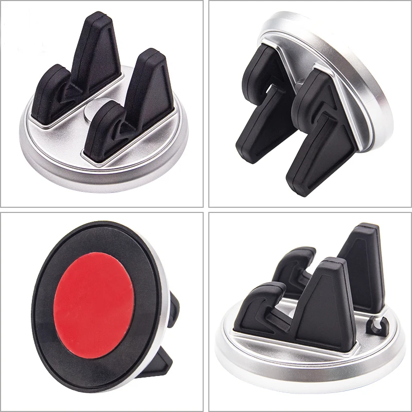 360 Degree Rotatable Car Phone Holder Soft Silicone Anti Slip Mat Mobile Phone Mount Stands Support Car GPS Dashboard Bracket