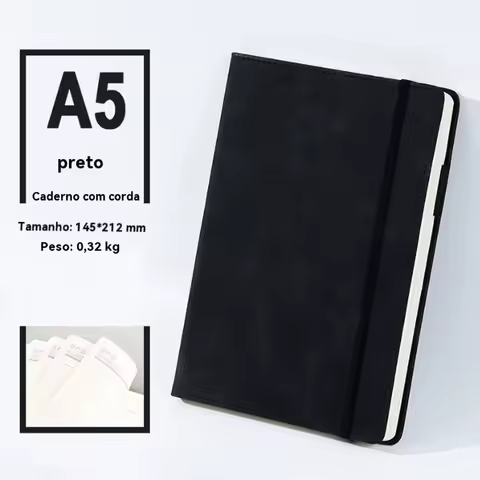 Caderno de desenho Grande 21x14cm Caderno com Pauta para Arte Estudo e Anotacoes Papel de Alta Qualidade