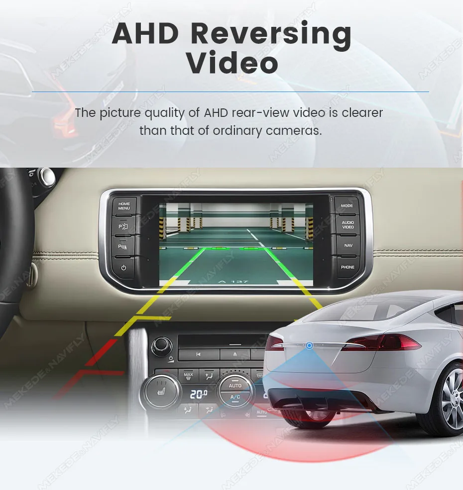 MEKEDE Wireless CarPlay Android Auto Decoder für Land Rover Jaguar Auto Smart Video BOX unterstützt Mirror Link Youtube Netflix – Detail 11