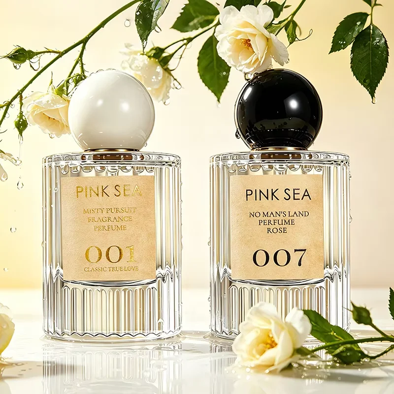 Perfume de Lujo con Aroma Natural a Almizcle y Ámbar, Fragancia Floral Fresca de Jazmín y Rosa, Perfume Encantador, Spray Corporal Deodorante Deportivo de Larga Duración