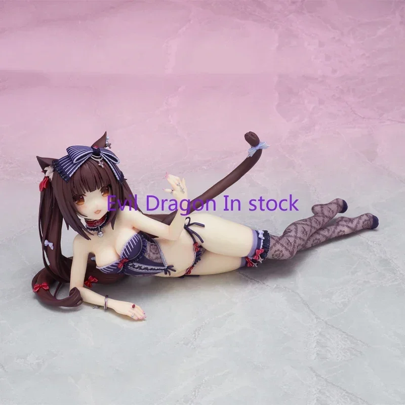 En Stock Original véritable peur Chocola vanille NEKOPARA Vol.1 Soleil ouvert Action Anime Figure PVC modèle jouets Collection cadeaux