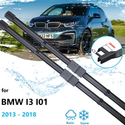 2x For BMW i3 I01 2013 2014 2015 2016 2017 2018 Rubber Strip Refill Frameless Front Rear Wiper Blades Car Windshield Windscreen