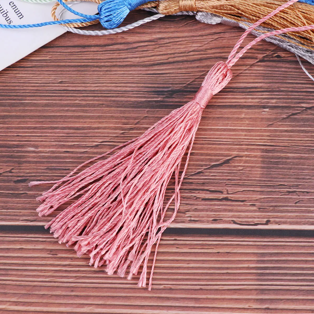 

200 PCS Tassel Ornaments PET Tassels Pendant Cellphone Accessory Artcraft DIY Number