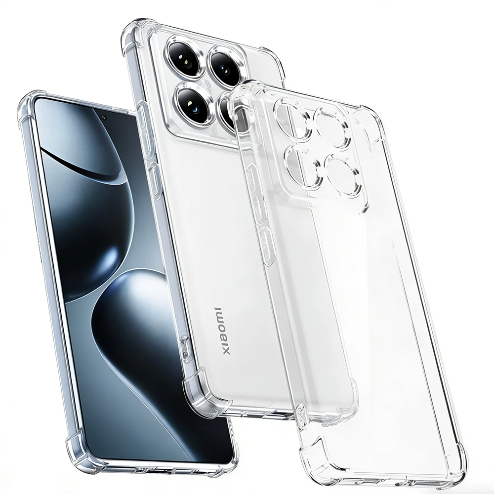 

Shockproof Transparent Soft Case For Xiaomi 17 15 15T 14 14T 13 13T 12 12T 12X Pro Lite Ultra Luxury Cover Xiaomi17ProMax funda